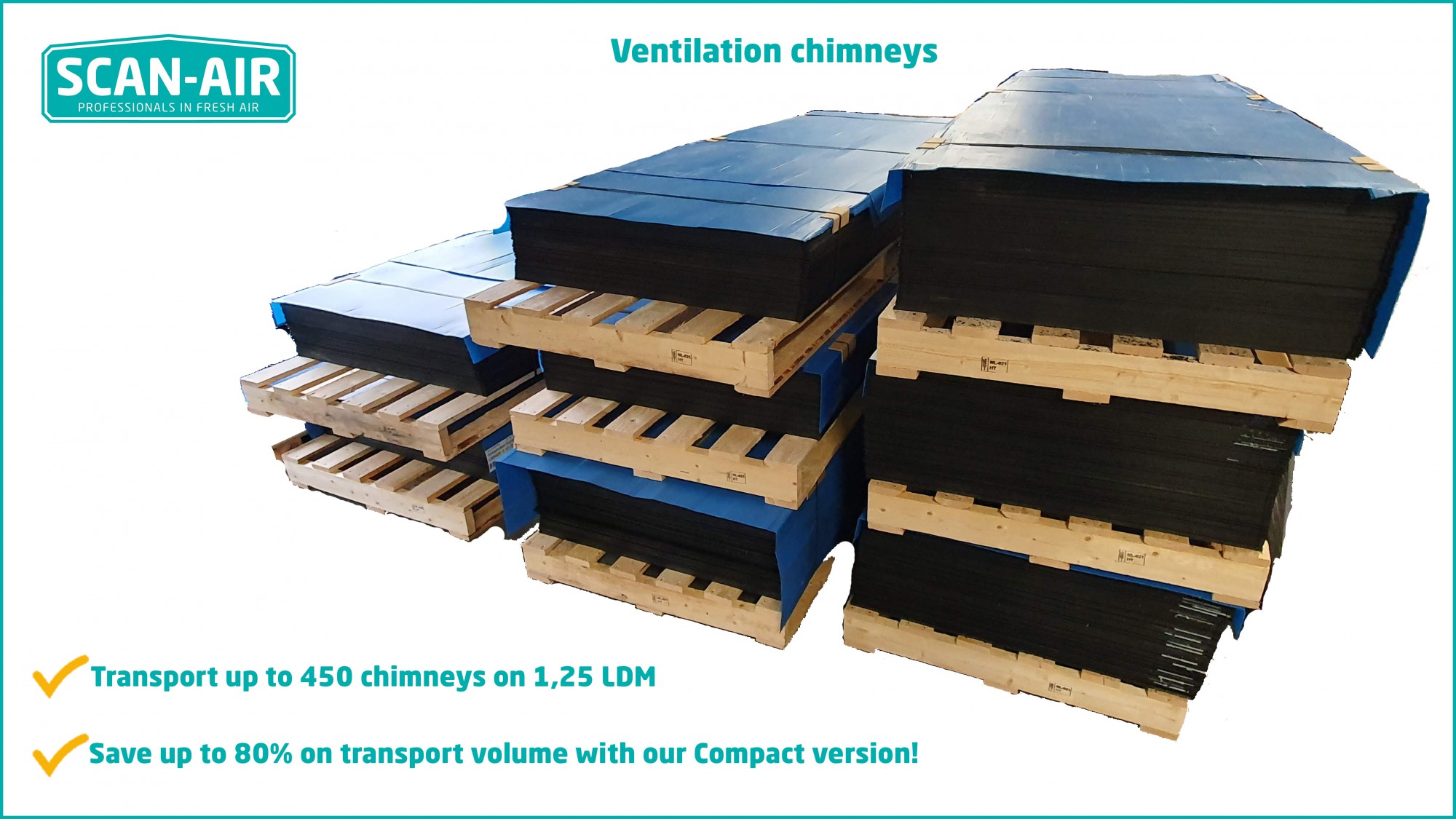 Ventilation-chimneys-compact-version